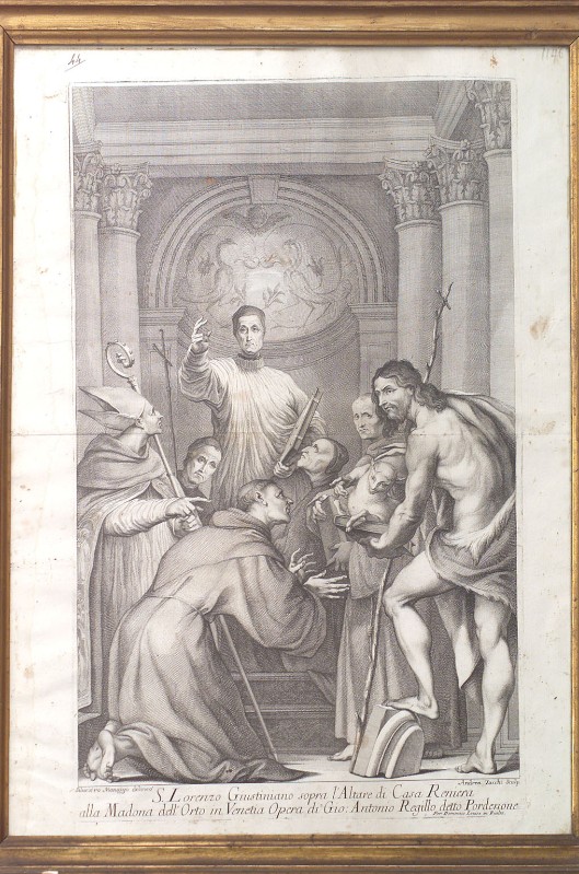 Zucchi A. sec. XVIII, San Lorenzo Giustiniani e Santi