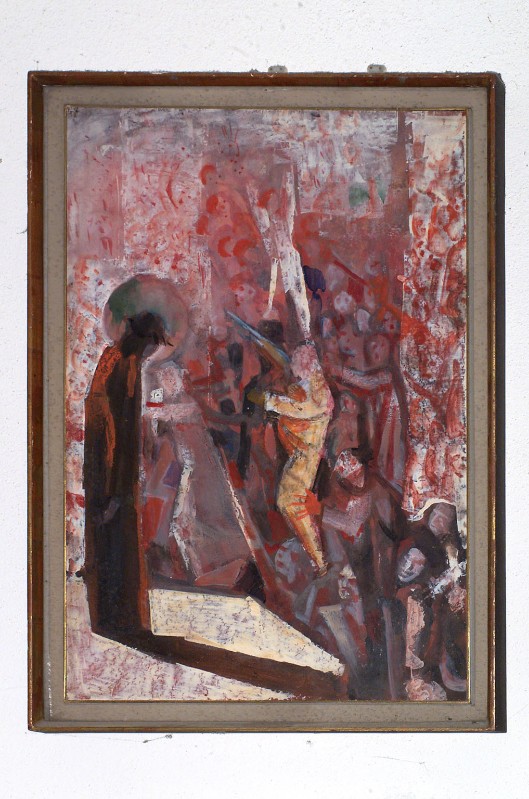 Costantini E. (1960), Stazione della Via Crucis ad olio su tela 1/14