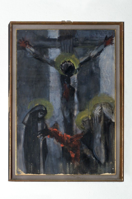 Costantini E. (1960), Stazione della Via Crucis ad olio su tela 12/14
