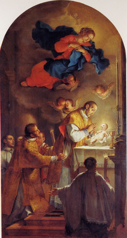 Letterini B. (1697), San Lorenzo Giustiniani celebra la Messa