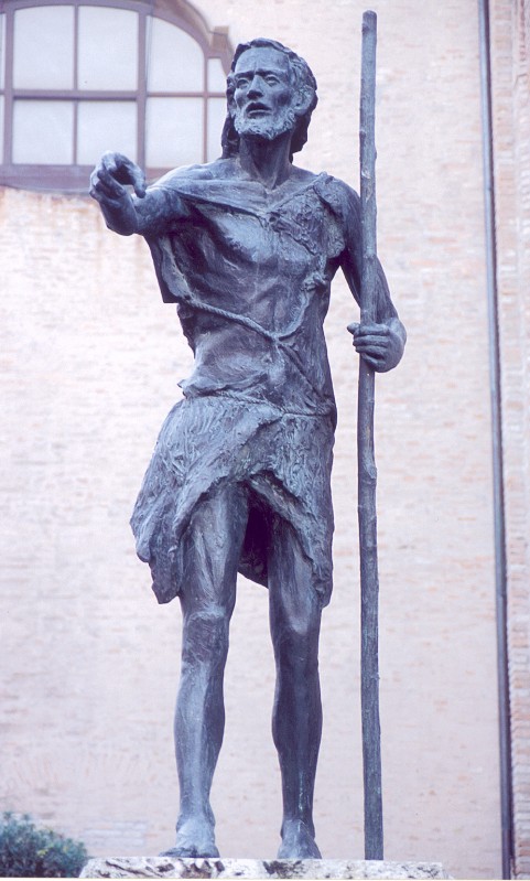 Lucchi L. sec. XX, Statua San Giovanni Battista