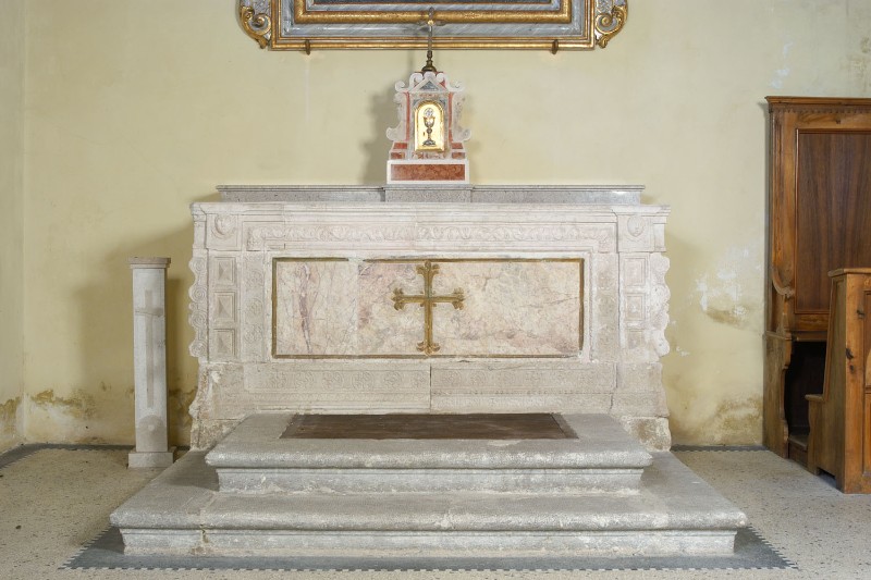 Maestranze friulane sec. XIX, Altare maggiore