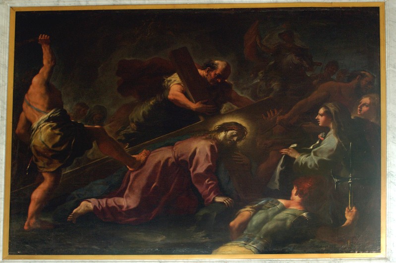Malinconico O. seconda metà sec. XVII, Spasimo della Madonna in olio su tela