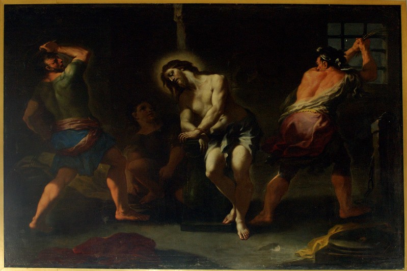 Malinconico O. seconda metà sec. XVII, Gesù Cristo flagellato in olio su tela