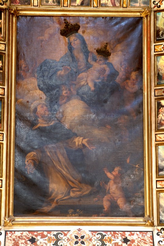 Giordano L. (1690), Madonna del rosario in olio su tela