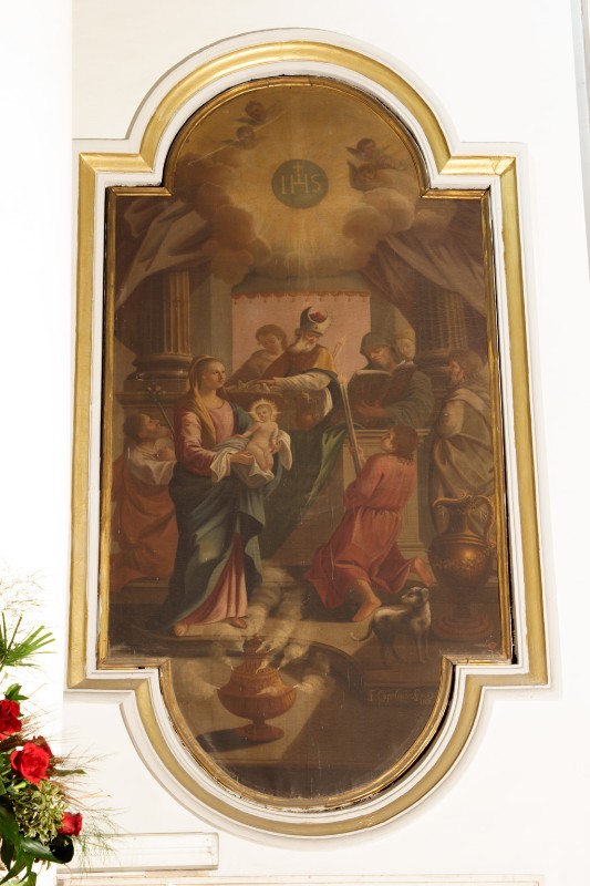 Capobianco F. (1765), Presentazione di Gesù al tempio in olio su tela