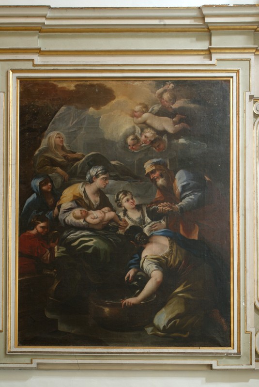 Malinconico N. secc. XVII-XVIII, Natività di Maria in olio su tela