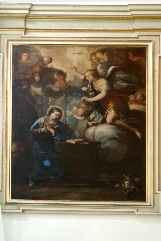 Malinconico N. secc. XVII-XVIII, Annunciazione in olio su tela