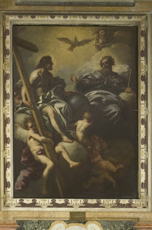 Rossi N.M. (1723), Trinità in olio su tela