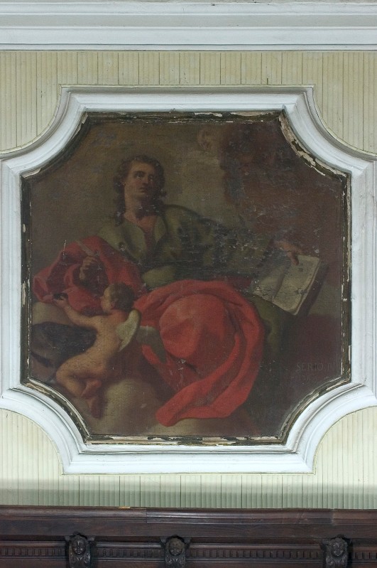 Serio F.A. (1764), San Giovanni Evangelista in olio su tela
