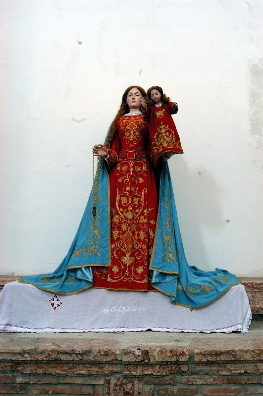 Bottega dell'Italia meridionale sec. XIX, Madonna del rosario