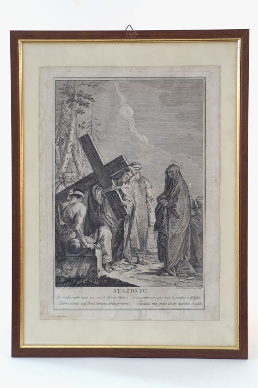 Galimberti F. fine sec. XVIII, Gesù Cristo incontra la Madonna