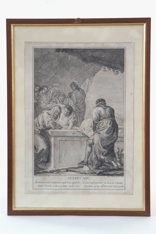 Galimberti F. fine sec. XVIII, Gesù Cristo deposto nel sepolcro