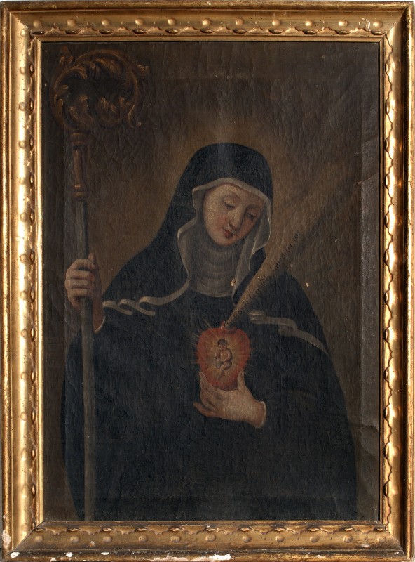 Ambito bolognese sec. XVII, Dipinto Santa monaca