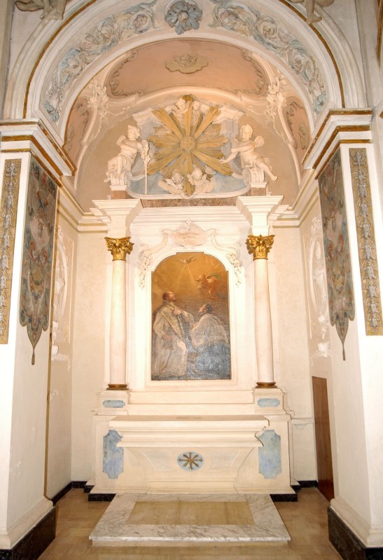 Terzani A. sec. XVIII, Dossale della cappella di S. Andrea Avellino