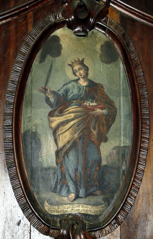 Bott. calabrese (1790), Dipinto su tavola di Santa Anastasia