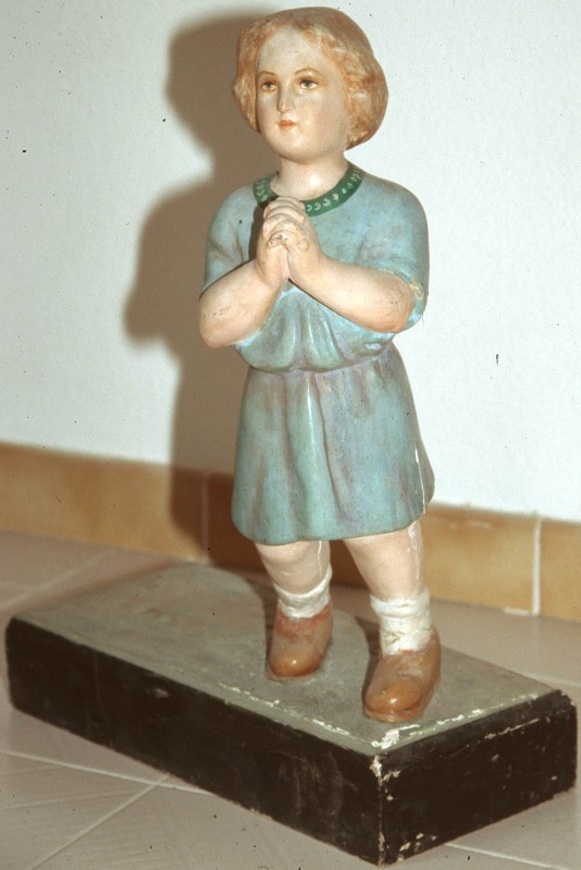 Ambito italiano sec. XIX, Statua del bimbo di San Giuseppe del Cottolengo