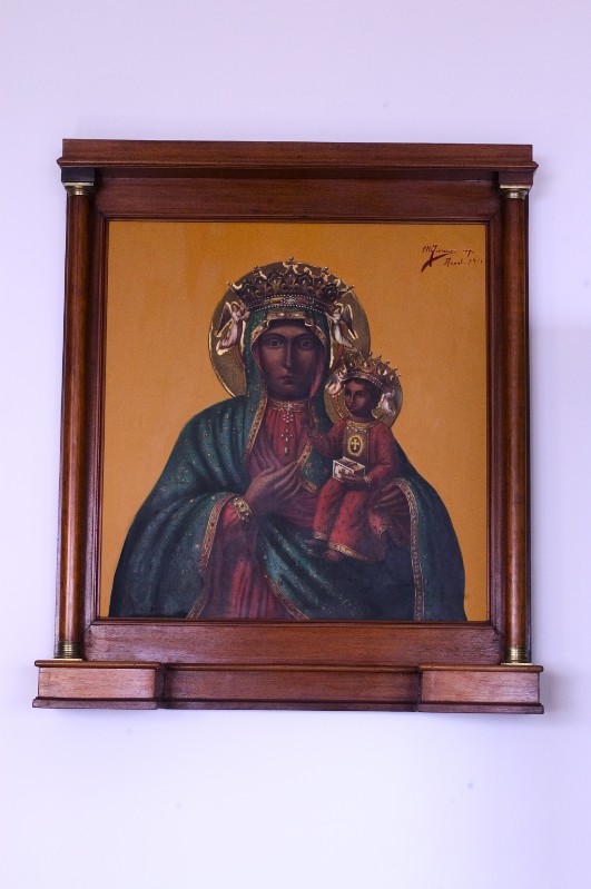 Fiorma M. (1911), Madonna del Carmelo in olio su tela