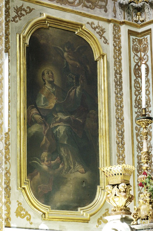 De Mura F. sec. XVIII, San Gennaro in olio su tela