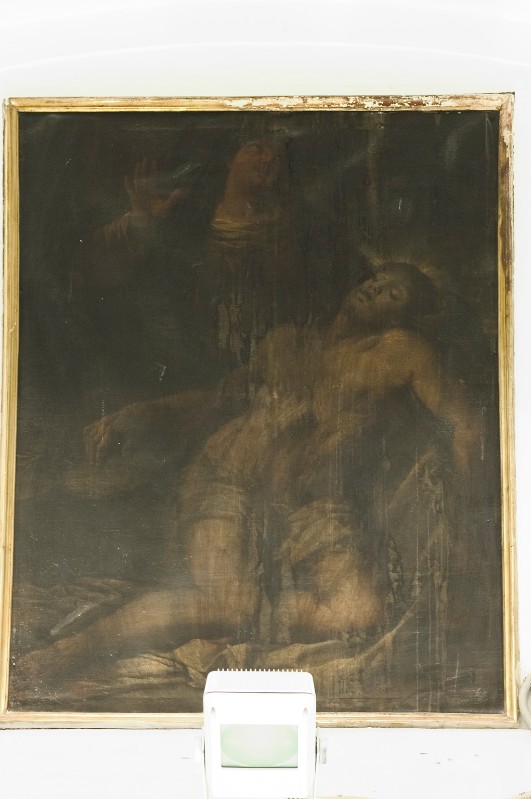 Pinacci G. inizio sec. XVIII, Pietà in olio su tela