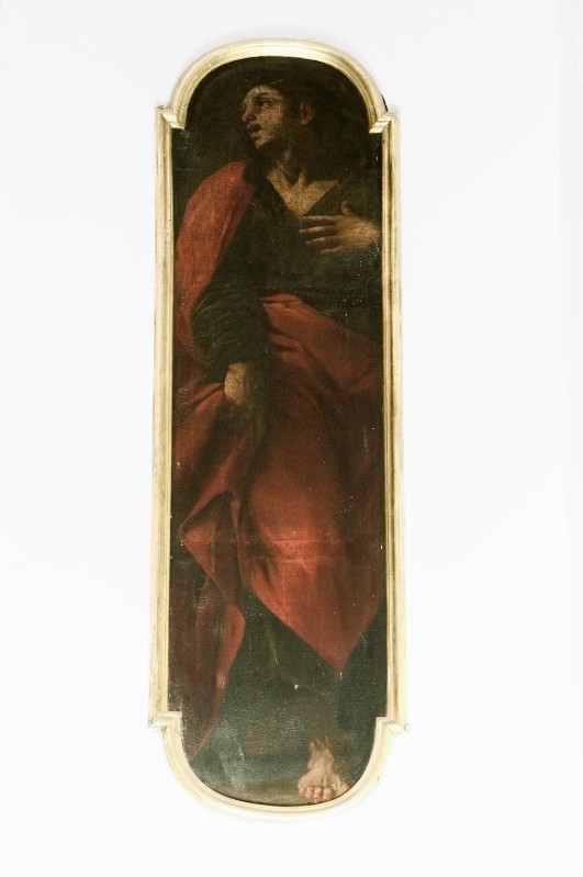 Pinacci G. inizio sec. XVIII, San Giovanni Evangelista in olio su tela
