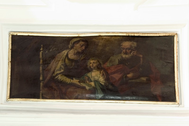Ferri A. (1719), Sant'Anna insegna a leggere a Maria in olio su tela