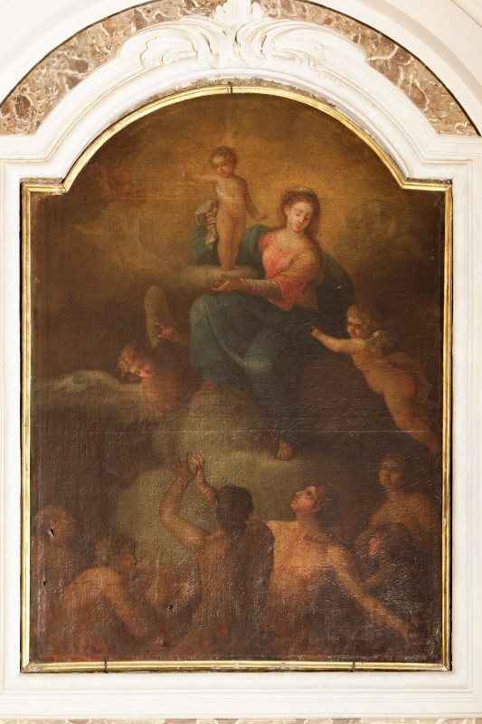 Ambito napoletano (1772), Madonna delle grazie in olio su tela
