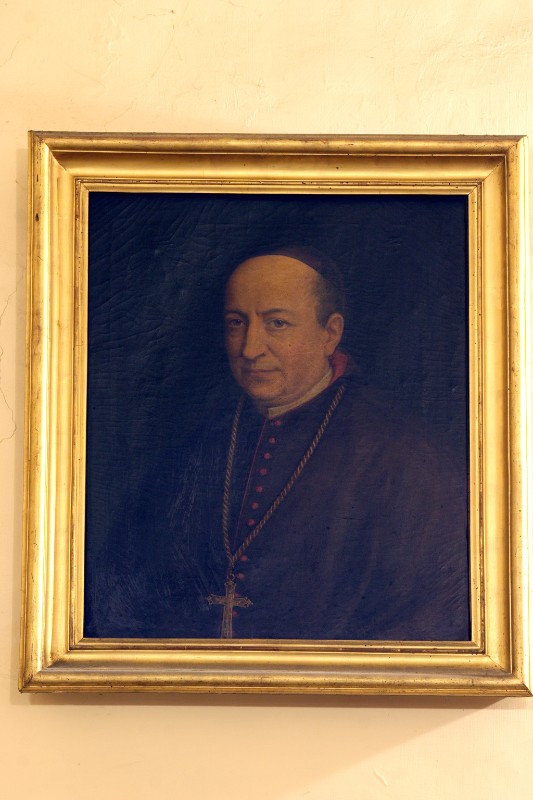 Ambito napoletano secc. XVIII-XIX, Ritratto di cardinale in olio su tela