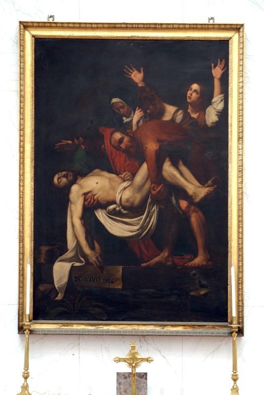 De Vivo T. (1824), Gesù Cristo deposto nel sepolcro in olio su tela