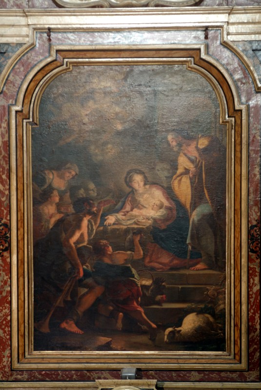 Diano G. (1781), Natività di Gesù in olio su tela di h cm 400
