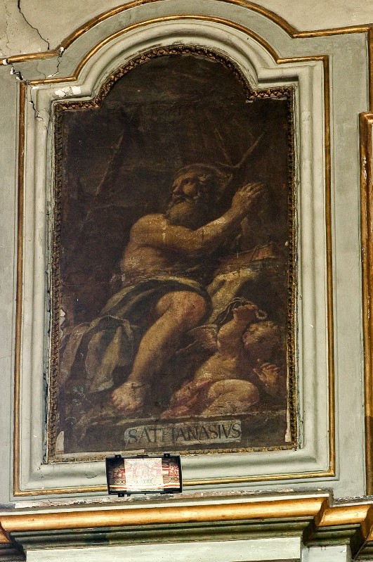 Viola D. seconda metà sec. XVII, Sant'Atanasio in olio su tela