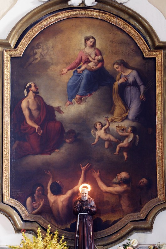 Spanò R. (1845), Madonna delle grazie in olio su tela