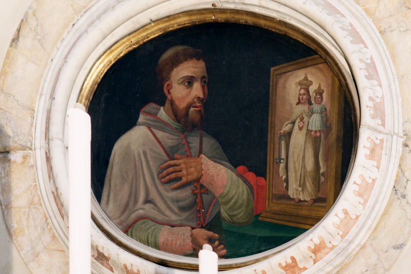 Ambito napoletano secc. XVII-XVIII, San Raimondo Nonnato in olio su tela