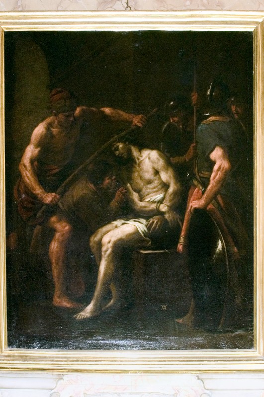 Vaccaro A. sec. XVII, Gesù Cristo flagellato in olio su tela