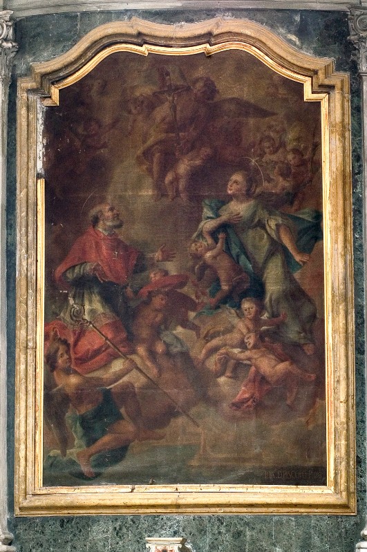 D'Episcopo G. (1773), Madonna con il beato Paolo Burali in olio su tela