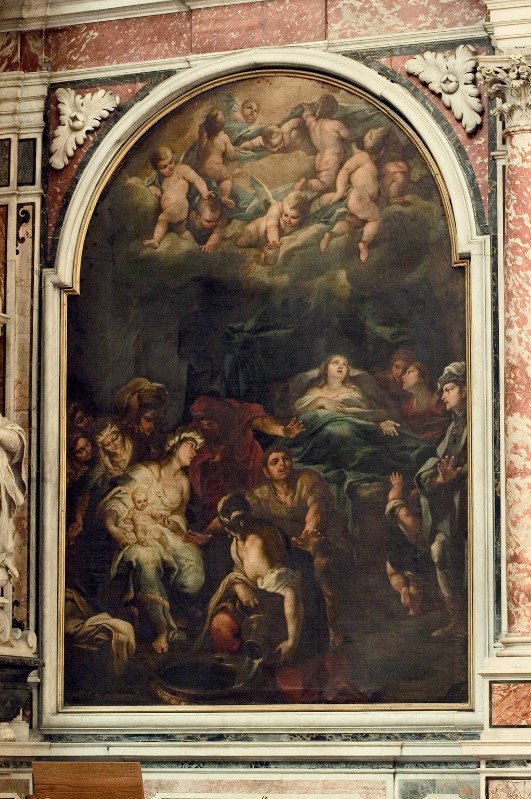 Farelli G. (1671), Natività di Maria in olio su tela