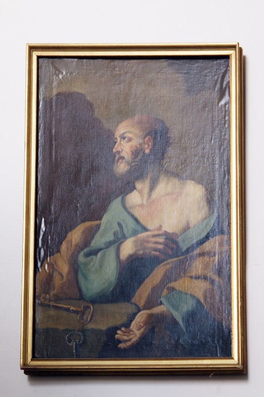 Ambito napoletano secc. XIX-XX, San Pietro in olio su tela