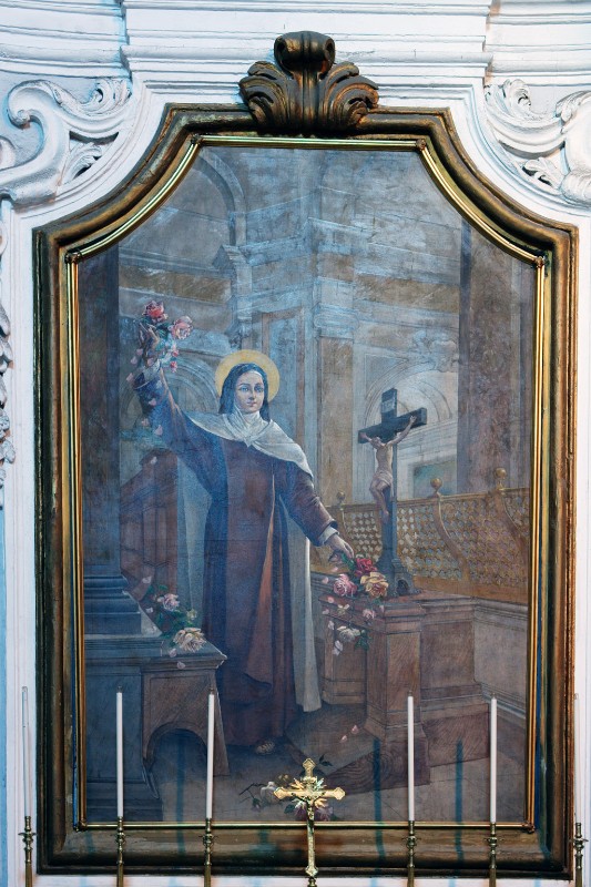 Ambito napoletano (1920), Santa Teresa del Bambin Gesù in olio su tela