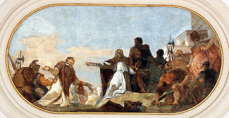 Canal G. (1801-1802), San Lorenzo vuole seguire Sisto II papa al martirio