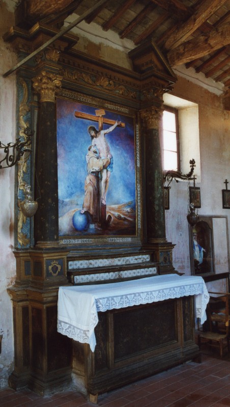 Bottega umbra sec. XVII, Altare di Sant'Antonio Abate