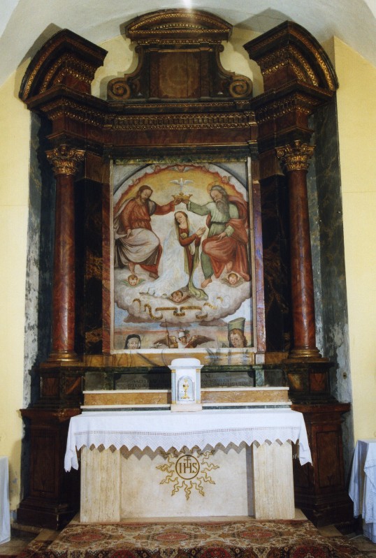 Bottega umbra sec. XVII, Altare dell'Incoronata e dei Santi Patroni