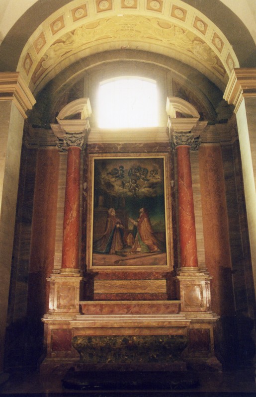Ambito ternano sec. XX, Altare in stucco marmorizzato