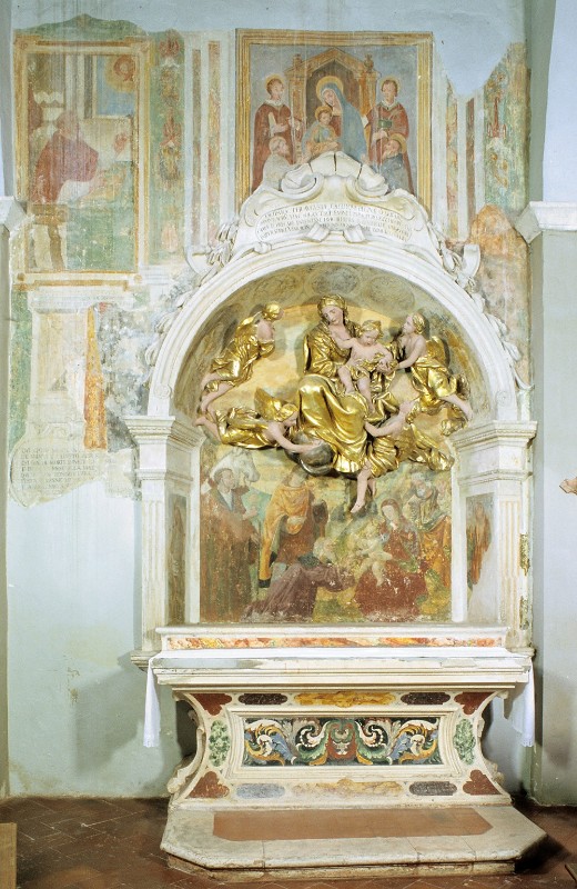 Bottega abruzzese secc. XV-XVIII, Parete affrescata