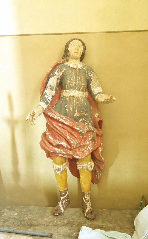 Bottega napoletana sec. XVIII, Statua di San Pancrazio