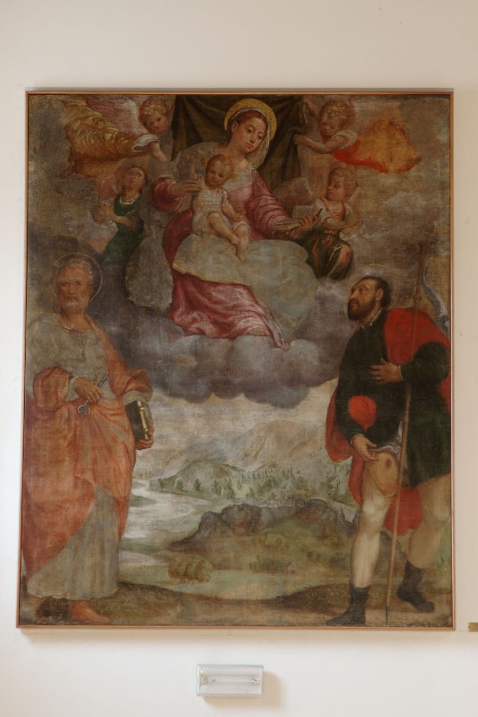 Amalteo P. (1569), Madonna col Bambino e i Santi Pietro e Rocco