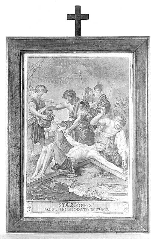 Benedetti I. (1782), Incisione Via Crucis stazione XI