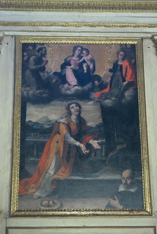 Pandolfi G. G. (1616), Sant'Agata in preghiera