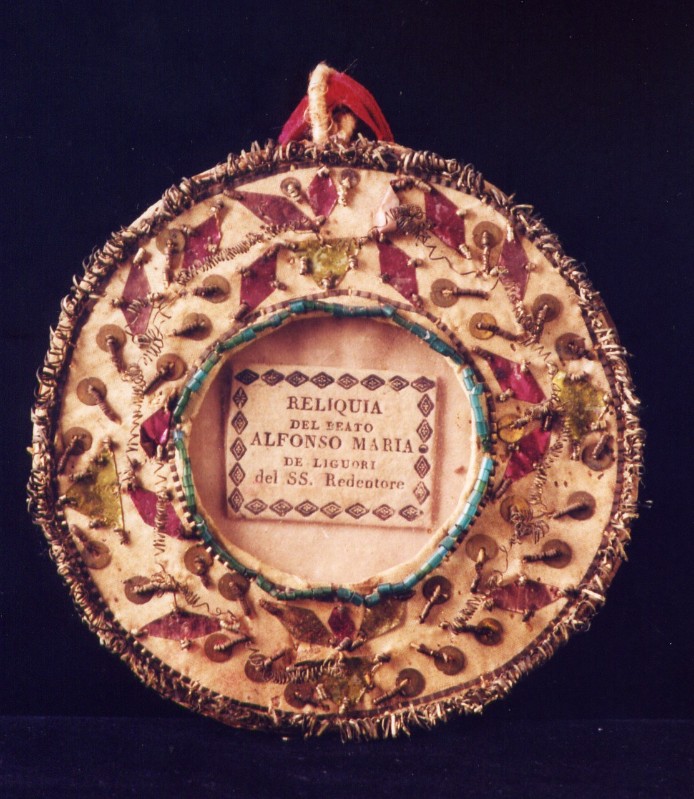 Bott. dell'Italia merid. sec. XIX, Reliquiario del Beato Alfonso dè Liguori