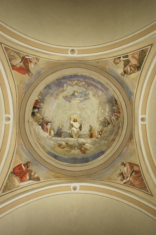 Mattielli A. (1945), Dipinto murale della volta della navata