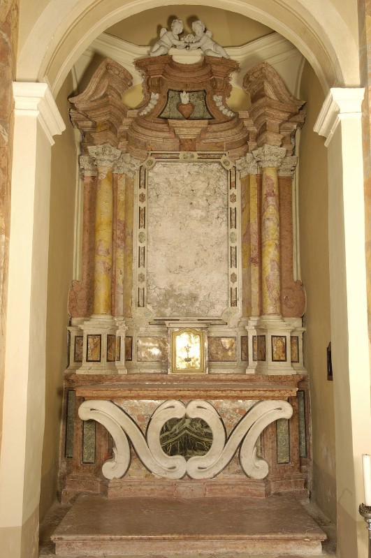 Bottega di Benedetti C. prima metà sec. XVIII, Altare della Sacra famiglia